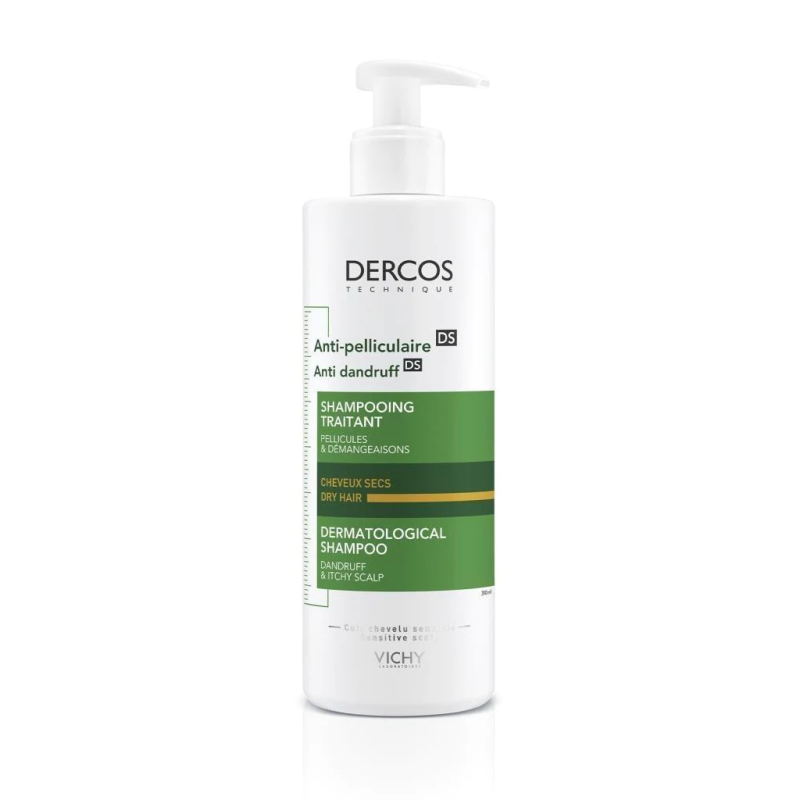 Vichy Dercos Anti-Dandruff Ds Kepek Karşıtı Kuru Saçlar için Şampuan 390 ML